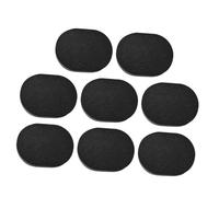 HONMEET 8Pcs Bamboo Charcoal Face Sponges Deep Cleansing Makeup Powder Puff for Oily and Mixed Skin Soft Facial Cleaning Pads for Removing Impurities and Controlling Oil