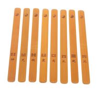HONMEET 8pcs Bamboo Divination Sticks for Fortune Telling with Engraved I Ching Symbols Vintage Chinese Cultural Astrology Tools for Future Predictions Versatile Decorative and Protective