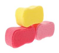 HONMEET 8pcs Bath Sponges for Adults and Soft Sponge Material Skin Massage and Dead Skin Removal Rich Foam Shower Scrubbers Simple Shape Bathing Accessories Random Color