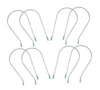 HONMEET 8pcs Electric Heating Curling Clips for Hair Rollers 4.45cm U-shaped Hot Roller Accessories Secure Pin Replacement for Easy Styling