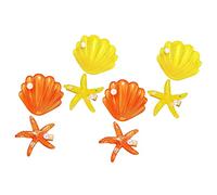 HONMEET 8pcs Hair Clips Girls Mermaid Accessories Seashell Hair Barrettes for Women