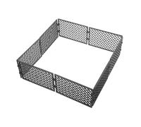 HONMEET 8pcs Miniature Plastic Fence with Dense Mesh Design Decorative Model for Dollhouse Prison Layout Micro Landscape Military Scene Accessories