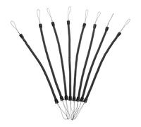 HONMEET 8pcs Retractable Stylus Lanyard for Drawing Pen and Earphones, Elastic Touch Pen Strap Made of Plastic and Silicone, Convenient to Carry and Multifunctional Use, for Traveling