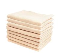 HONMEET 8pcs Saliva Wipes Cotton Newborn Face Towel Double-Layer Towel for Nursing Wash Cloths