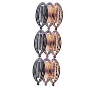 HONMEET 9pcs Banana Hair Clips for Women Thick Hair Plastic Resin Comb Clips Accessories Lightweight Strong Grip Comfortable Styling Clamps