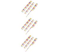 HONMEET 9pcs Haircut Combs Professional Hairdressing Styling Tools for Hair Types High Temperature Resistant Fine and Wide Tooth Combs for Barbers and Home Use
