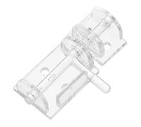 HONMEET Acrylic Door Latch Self-Adhesive Lock Hasp Securely Locks Doors and Windows for Enhanced Home Security, Sturdy Mini Hinge Design Easy Installation