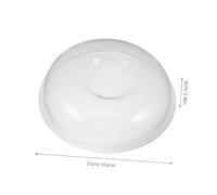HONMEET Acrylic Lampshade for Floor Lamps Concave Cover and Clean Light Shade for Bedroom Living Bedside Compatible with Nordic Minimalist Decor