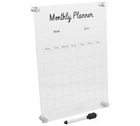HONMEET Acrylic Whiteboard Weekly Planning Board with Erasable Memo Surface and Simple Design, for Kitchen and Living Room Message Sharing, Acrylic Message Board for Office and School Use