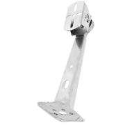 HONMEET Adjustable Stainless Steel Wall Mount Camera Support Bracket with Rotatable Head for Indoor Outdoor Cctv Security Cameras Holder Stand
