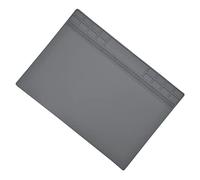 HONMEET Anti-Static Silicone Repair Mat for Electronics High Temperature Resistant Grounding Desk Pad Organized Slots for Easy Maintenance for Workstations and Projects