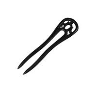 HONMEET Antique Black Ebony Retro Hairpin Vintage U-shape Hair Clip Hair Stick for Women Traditional Chinese Style Simple Design