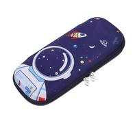 HONMEET Astronaut Space Pencil Case for Boys with Large Compartments Lightweight Pen Pouch for School Supplies Portable Cartoon Storage Pouch for Birthday Party