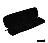 HONMEET Black and Stylus Touch Pen Storage Elastic Strap Eva Hard Shell Pencil Case with Shock-Resistant Design and Built-in Mesh Pocket for Executive Fountain Pen