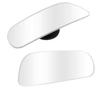 HONMEET Blind Spot Auxiliary Mirror for Car, 1 Pair Adjustable Wide Angle Rear View Side Mirrors, Curved White Glass Exterior Accessories for Vehicle Safety