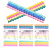 HONMEET Bobby Pins Hair Clips with Firm Hold and Wavy Shape Colourful 140pcs Alloy Material for-the-go Styling and Travel for Women and Girls