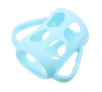 HONMEET Bottle Handle Holder with Easy Grip Silicone Sleeve for Nursing Bottles Encourages Independent Drinking Shower