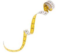 HONMEET Braille Ruler Soft Measuring Tape for Visually Impaired Braille Learning Supply Flexible Assistive Tool for Blind Individuals