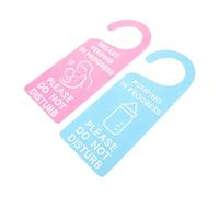 HONMEET Breastfeeding Door Signs Visible from Both Sides 2pcs Acrylic Material, Easy Installation Do Not Disturb Pumping in Progress Privacy for Nursery and Workplace Lactation Room