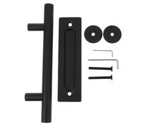HONMEET Carbon Steel Round Door Pull Handle for Barn and Warehouse