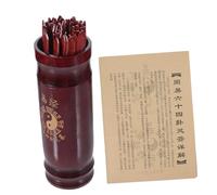 HONMEET Chinese Fortune Telling Sticks with Bamboo Divination Sticks and Book Traditional Taoist Divination Game Prop with Random Style Storage Bucket for Family Gatherings and Temple Use