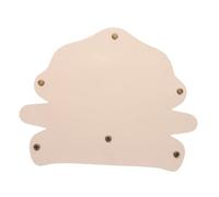 HONMEET Compact Makeup Brush Organizer Pouch Small Travel Makeup Bag for Artists and Students Lightweight Multi-Functional Storage Beige