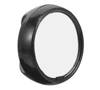HONMEET Computer Rear View Magnifying Mirror for Desk Cubicle and Car Use Black Wide Angle Screen Monitor Mirror for Personal Safety and Rear Environment Awareness