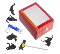 HONMEET Creative Shadow Puppets Craft Kit for DIY Shadow Puppetry with Interactive Storytelling Educational for Imaginative Play and Drama Creation