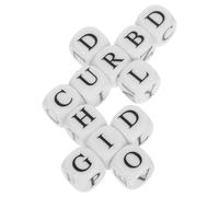 HONMEET Crossword Dice Game Letter Dices Word Spelling Educational Alphabet Puzzle Game for Adults Family Travel and Party Entertainment