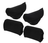 HONMEET Crutch Underarm Cushion Non-Slip Padding for Walking Stick Handles Black Comfortable Crutches Accessories with Easy Installation and Washable Material