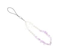 HONMEET Crystal Phone Chain DIY Beaded Mobile Phone Chain Pendant for Lost Prevention for Everyday Use