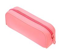 HONMEET Cute Pencil Case Pen Pouch for Girls Thin Pencil Case Aesthetic Pouch Silicone Holder