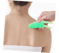 HONMEET Deep Green Massage Plates with Y-Shaped Scraping Comb and Five-Tooth Massage Fork for Scalp Acupoint Stimulation Skin Elasticity Toning Stress Relief and Muscle Reduction