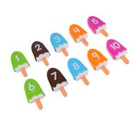 HONMEET Digital Popsicle Matching for Educational Number Recognition and Basic Arithmetic Learning Creative Early Learning Plaything for Preschoolers