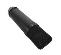 HONMEET DIY Metal Condenser Mic Tube Xlr Microphone Body, Black Metal Mic Tube Shell Featuring Internal Suspension to Minimise Vibrations and Reduce Airflow Turbulence for Home Recording