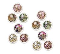 HONMEET DIY Nail Art Charms Set Mixed Rhinestone Decorations with Beads Sequins and Studs for Home Salon Use Effortless Application Durable Sparkle Creative Freedom for Women