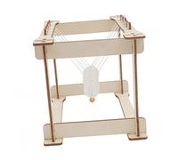 HONMEET DIY Newton's Cradle Material Kit for Scientific Physics Experiment Easy Assembly Educational Desk Decoration Newtonian Pendulum Model for Learning and Science Exploration