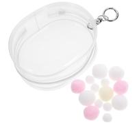 HONMEET Doll Carrying Bag Baby Portable PVC Storage Pouch for Doll Clothes 13Cm X 10.5Cm Outdoor Display Organizer