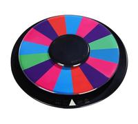 HONMEET Double-sided Acrylic Prize Wheel Game with Rotating Arrow -slot DIY Fortune for Parties Carnivals Classroom Activities Reusable Game Wheel for Fun Entertainment