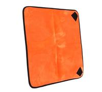 HONMEET Dslr Camera Lens Protective Wrap Thickened Velvet Interior, Anti- Cloth for Mirrorless Cameras and Travel Equipment, Black and Orange, Medium 45x45cm