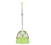 HONMEET Dustpan and Broom Set for Pet Material Large Capacity Dustpan for Cleaning Safe Childrens Housekeeping Creative Miniature Design for Home and Kindergarten