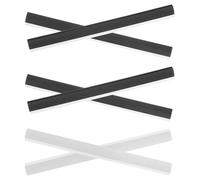 HONMEET Dustpan and Inches Rubber Replacement Strips 10.24 6pcs Lip Sturdy Rubber Edge Protectors to Fit Closely Reducing Frequency of Replacements , for Surfaces Corners Garage