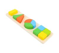 HONMEET Early Learning Geometric Shape Puzzle for Shape Matching Blocks for Fine Motor Skills Cognitive Development Logical Thinking and Creative Play