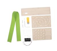 HONMEET Electric Conveyor Belt DIY Model Kit for Students Wooden Stem Assembly Educational Science Building for Learning and Creative Mechanical Exploration