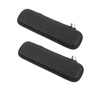 HONMEET Electric Toothbrush Travel Case 2pcs Small Hard Shell Eva with Mesh Pocket Sturdy Toothbrush Holder Suitable for Portable Travel Storage