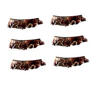 HONMEET Elegant Artistic Stage Lashes Set 3 Pairs Masquerade Costume Cosplay Halloween False Eyelashes Animal Spot Design