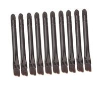 HONMEET Eyeshadow Brushes 10 Pcs Eye Shadow Brush Eyeshadow Dual Sides Eyeshadow Applicator Sponge Eye Shadow Applicator Double Sided Dual Ended Makeup Brush Cosmetic Eye Makeup Nylon Black