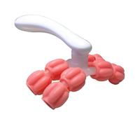 HONMEET Fitness Massage Roller Muscle Relaxer Massager Plastic Y-Shaped 8-Bead Handheld Roller Improves Reduces Aches and Pains Suitable for Workout After A Long Day at Work