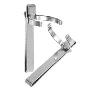 HONMEET Flashlight Holder Torch Clip Metal Adjustable Clamp Heavy Duty Belt Keeper for Outdoor Police Work 2Pcs