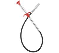 HONMEET Flexible Drain Clog Remover Tool for Sink and Sewers with Stainless Steel Spring and Pp Handle, Hair Grabber and Cleaner to Cleaning Efficiency in Household Drains